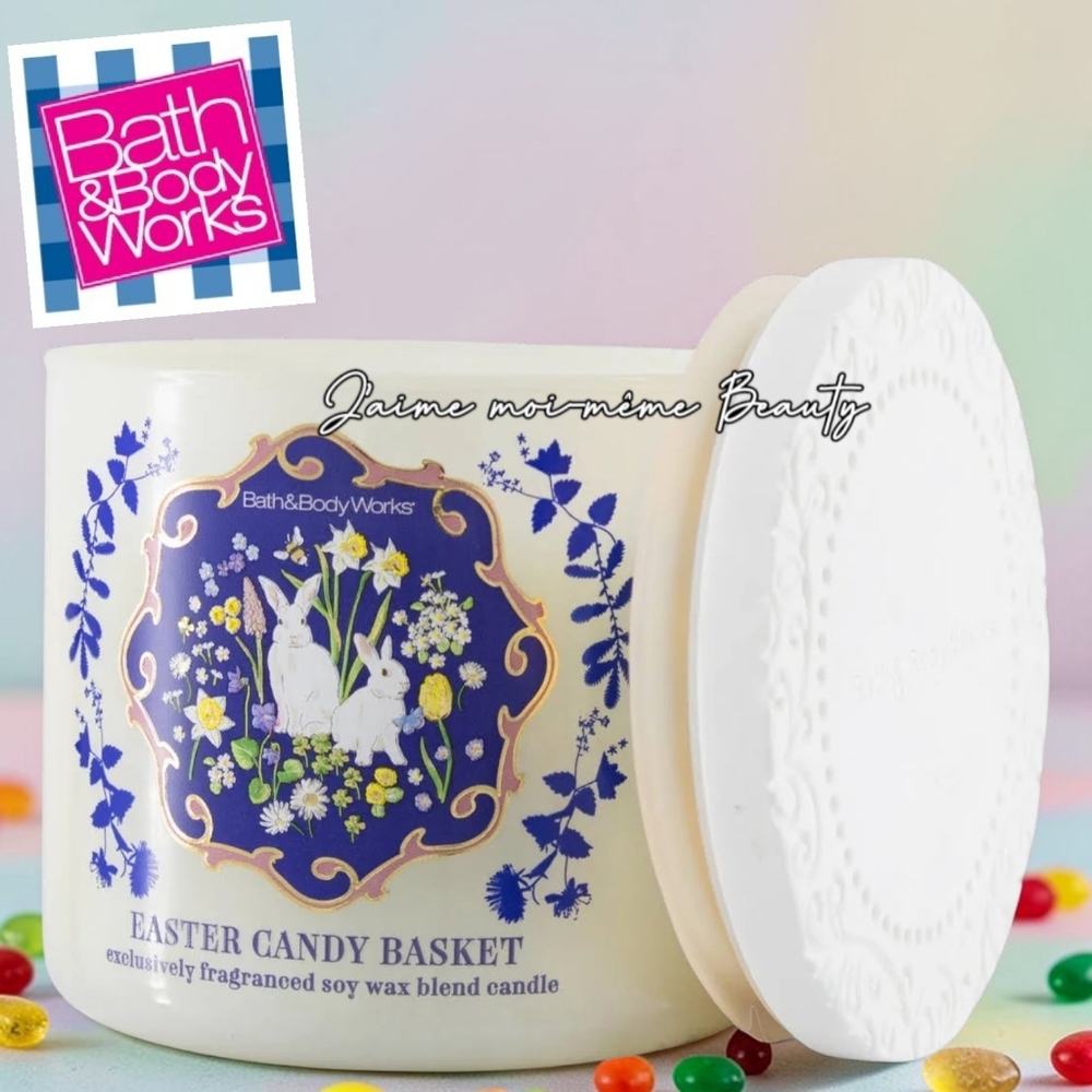 Bath & Body Works Easter Candy Basket 3 Wick Candle